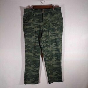 New Women's 14/32 Camo Crop High Rise Straight Jeans Pants By Universal Thread